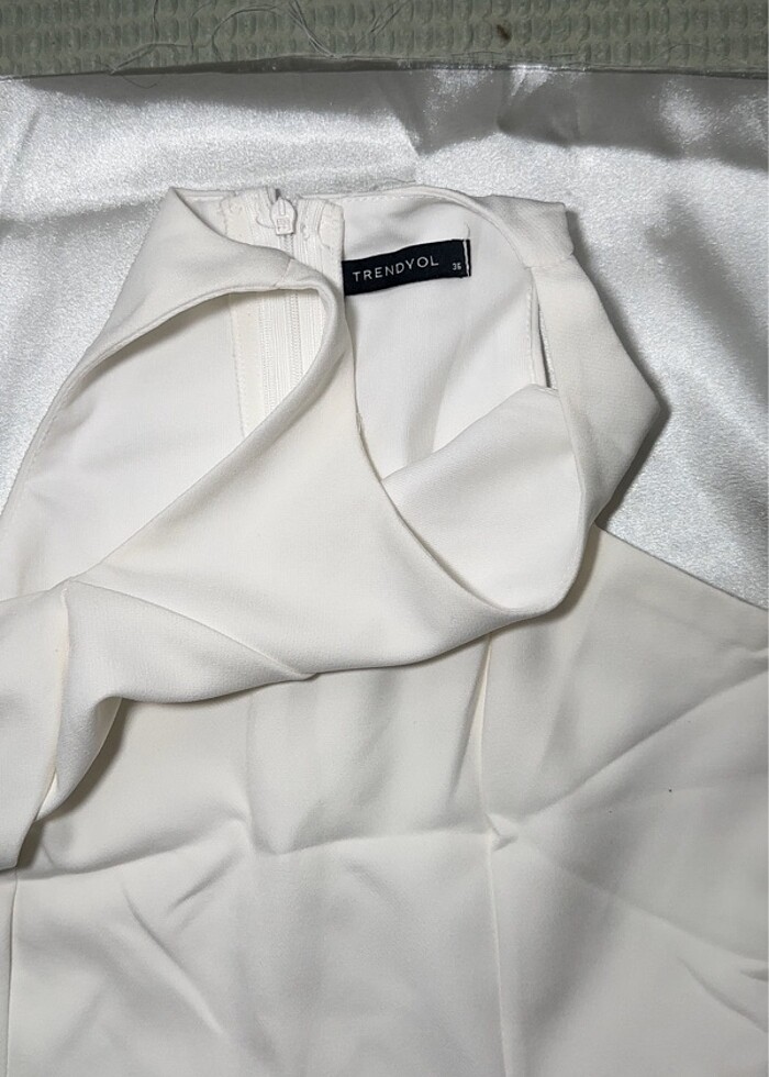 trendyol mılla beyaz elbıs - Görsel 2