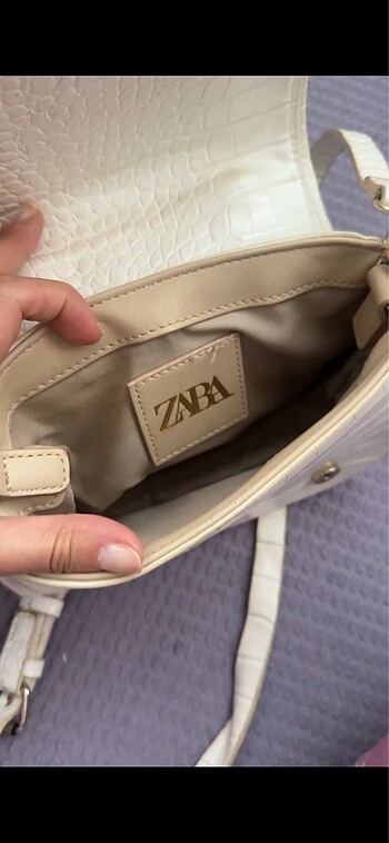 zara çanta beyaz - Görsel 2