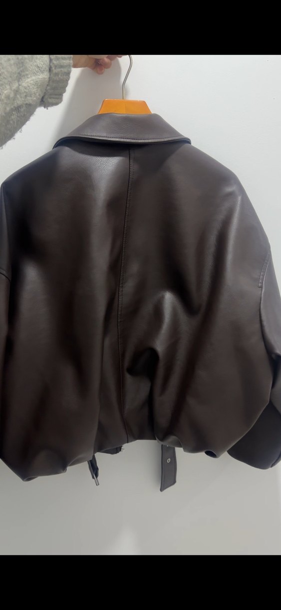 pull bear kahverengi trend ceket - Görsel 3