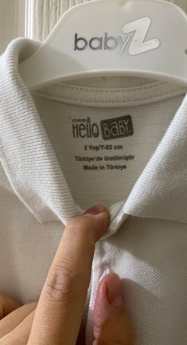 Uzun Kollu Beyaz Erkek Bebek Body - Görsel 3