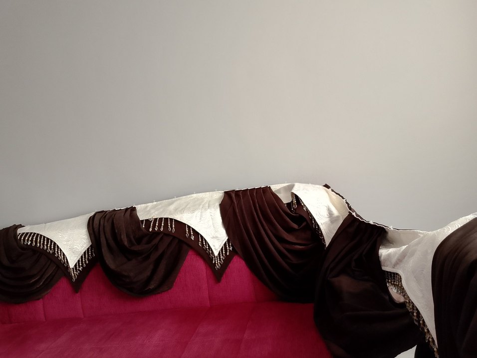 Bordo Nakışlı Klasik Perde - Görsel 3