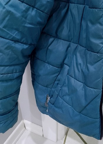 Erkek Çocuk Mavi Fermuarlı Street Wear Mont - Görsel 3