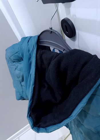 Erkek Çocuk Mavi Fermuarlı Street Wear Mont - Görsel 5