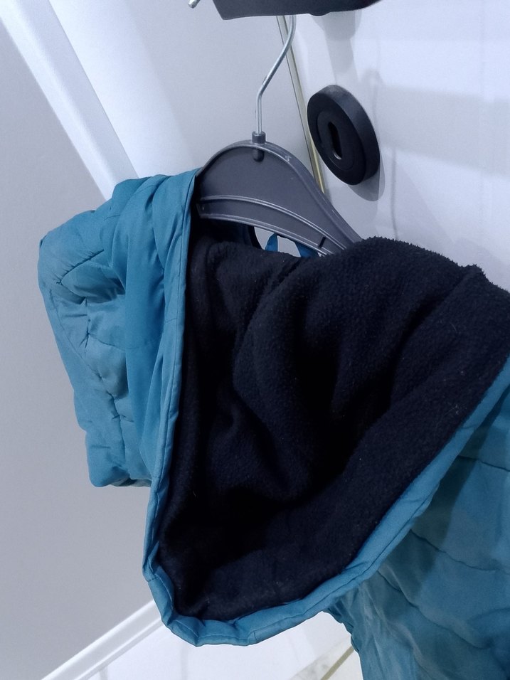 Erkek Çocuk Mavi Fermuarlı Street Wear Mont - Görsel 5