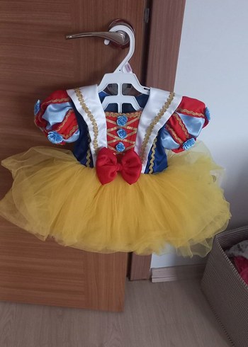 Renkli Kız Çocuk Pamuk Prenses Kostümü - Görsel 2