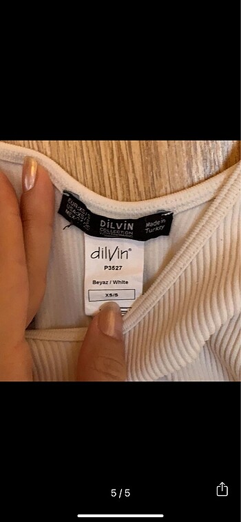 s Beden beyaz Renk DİLVİN FİTİLLİ BODY