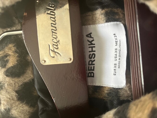 Bershka Leopar ve zebra desenli ceket