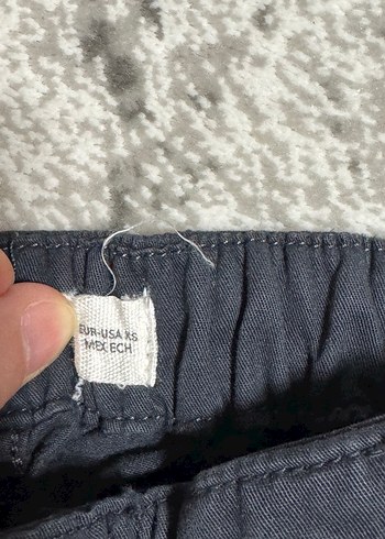 xs Beden gri Renk Gri Rahat Kesim Kadın Kumaş Pantolon