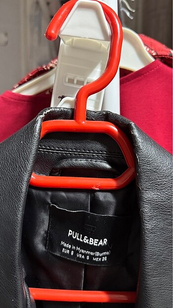 s Beden Pull&Bear Deri Ceket