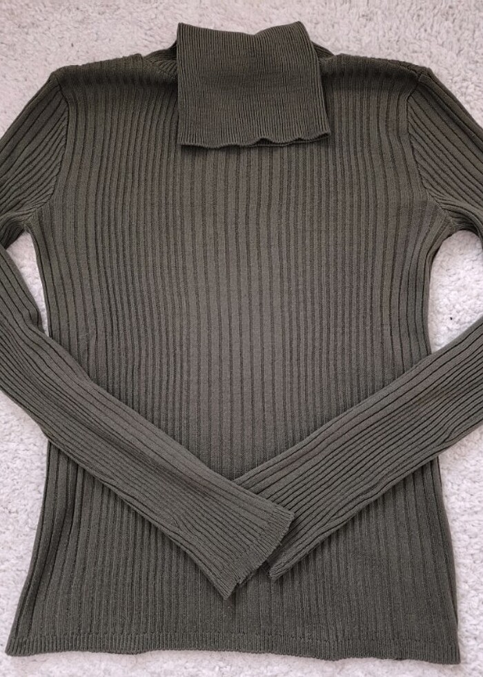 Boğazlı triko kazak  - Görsel 2