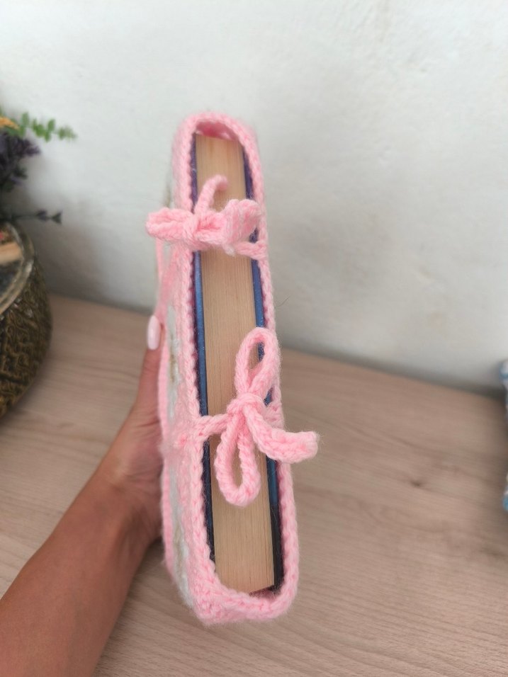 El Örgüsü Kitap Çantası - Görsel 3