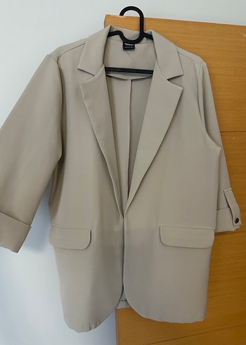 Bej Kadın Blazer Ceket