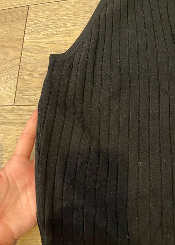 m Beden H&M Siyah Örgü Crop