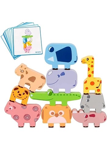 Ahşap denge puzzle
