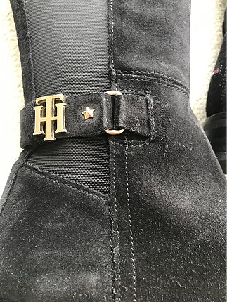 37 Beden siyah Renk Tommy Hilfiger Süet Çizme