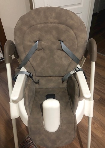 Prego asansörlü tekerlekli çift masalı bebek mama sandalyesi - Görsel 5