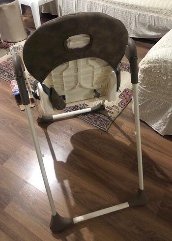 Prego asansörlü tekerlekli çift masalı bebek mama sandalyesi - Görsel 2