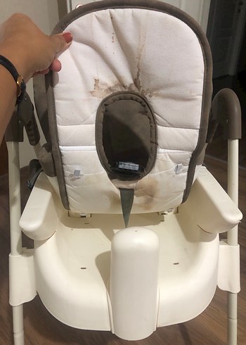 Prego asansörlü tekerlekli çift masalı bebek mama sandalyesi - Görsel 6