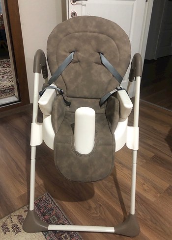 Prego asansörlü tekerlekli çift masalı bebek mama sandalyesi - Görsel 4