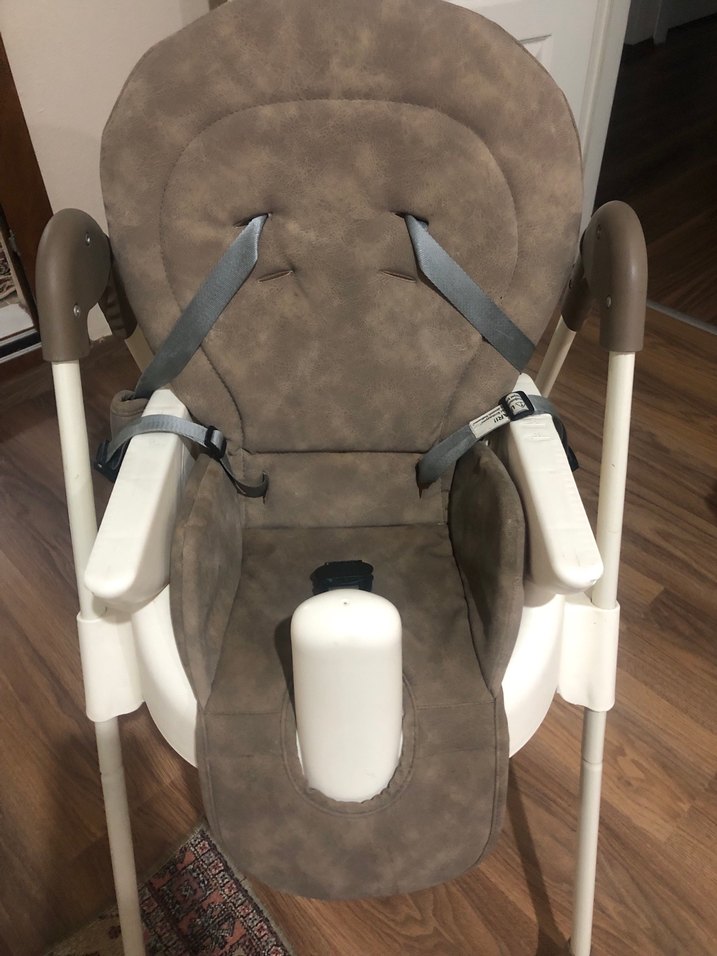 Prego asansörlü tekerlekli çift masalı bebek mama sandalyesi - Görsel 3