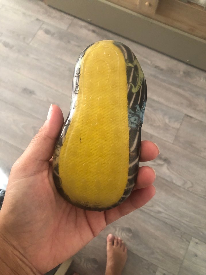 Çok Renkli 23/24 numara unisex çocuk Desenli deniz ayakkabı - Görsel 3