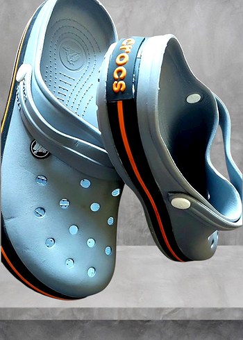 45 CROCS MODEL GRİ TERLİK - Görsel 2