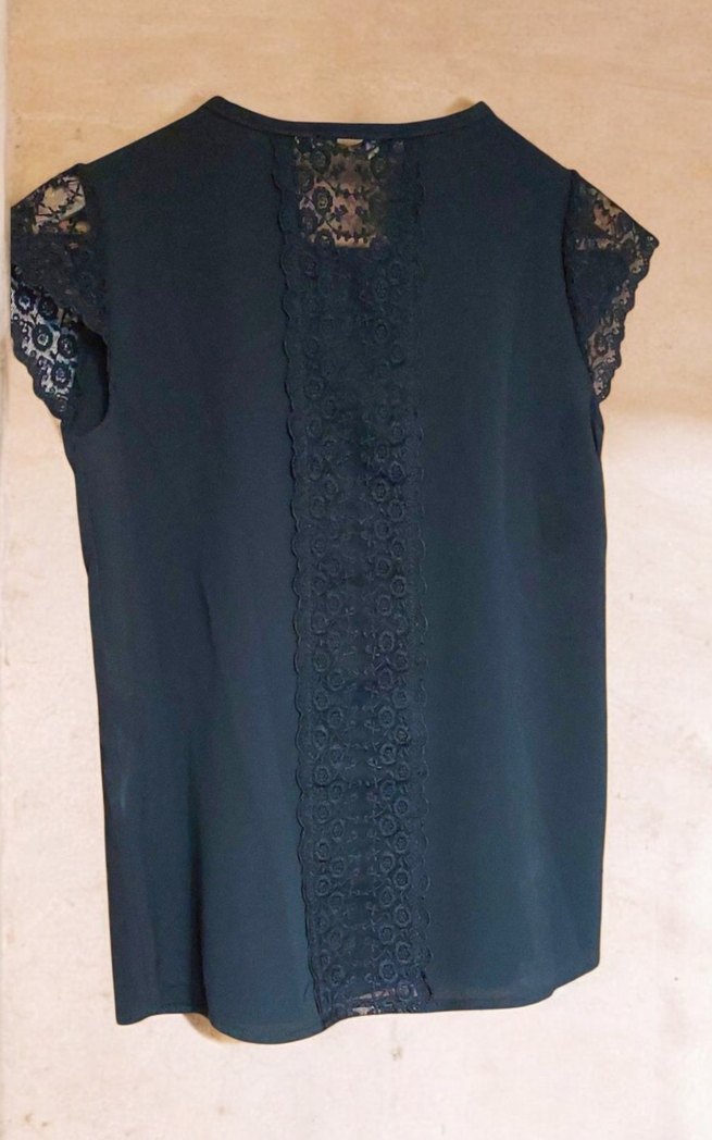 YENİ*DANTEL DESENLİ BLUZ - Görsel 2