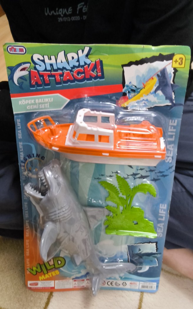 YENİ*BÜYÜK BOY KÖPEKBALIĞI VE GEMİ SETİ - Görsel 2