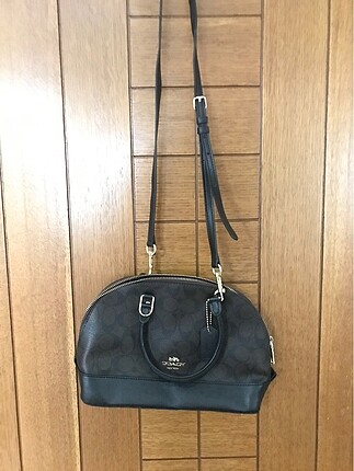 Coach Sierra mini kahverengi siyah monogram