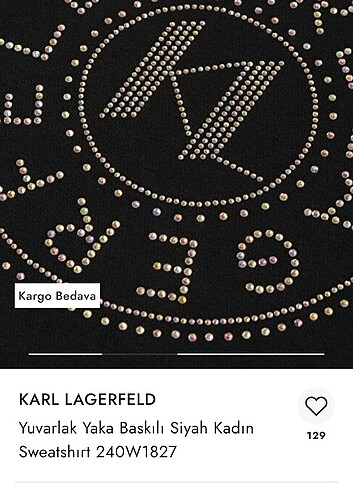 Karl Lagerfeld Orjinal Karl Lagerfeld sweatshirt