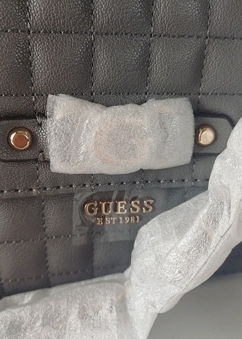 Orjinal Guess Kadın Gri Kemer Detaylı Deri Çanta - Görsel 7