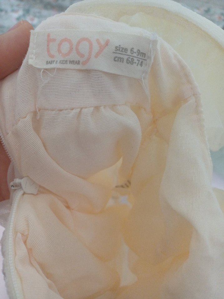 Kız Çocuk Beyaz Fırfırlı Bohem Elbise - Görsel 4