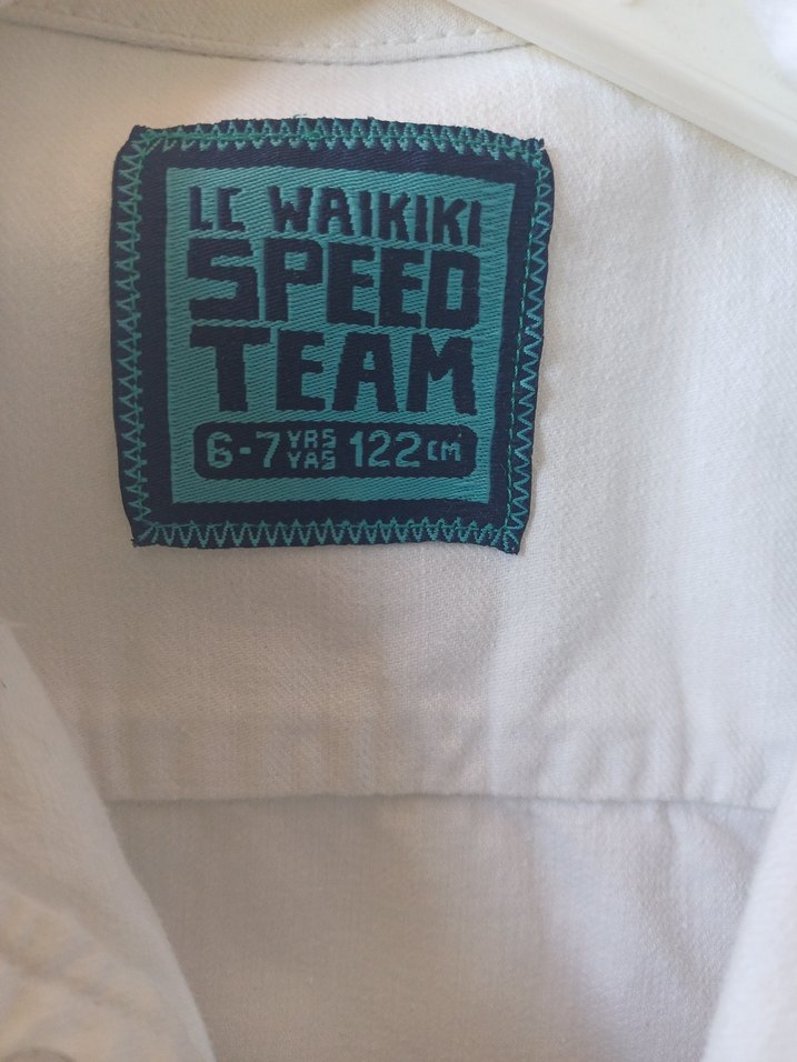 Düğmeli Beyaz çocuk Kot Ceket - Görsel 3