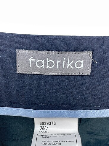 38 Beden lacivert Renk Fabrika Kumaş Pantolon %70 İndirimli.