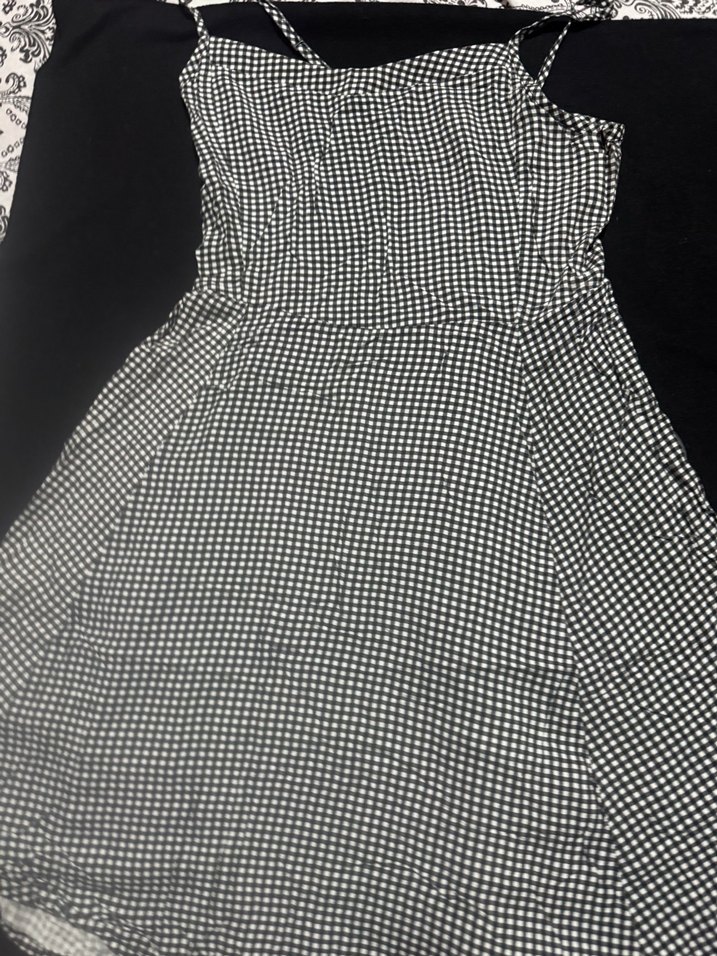Siyah Puantiyeli Midi Elbise - Görsel 2