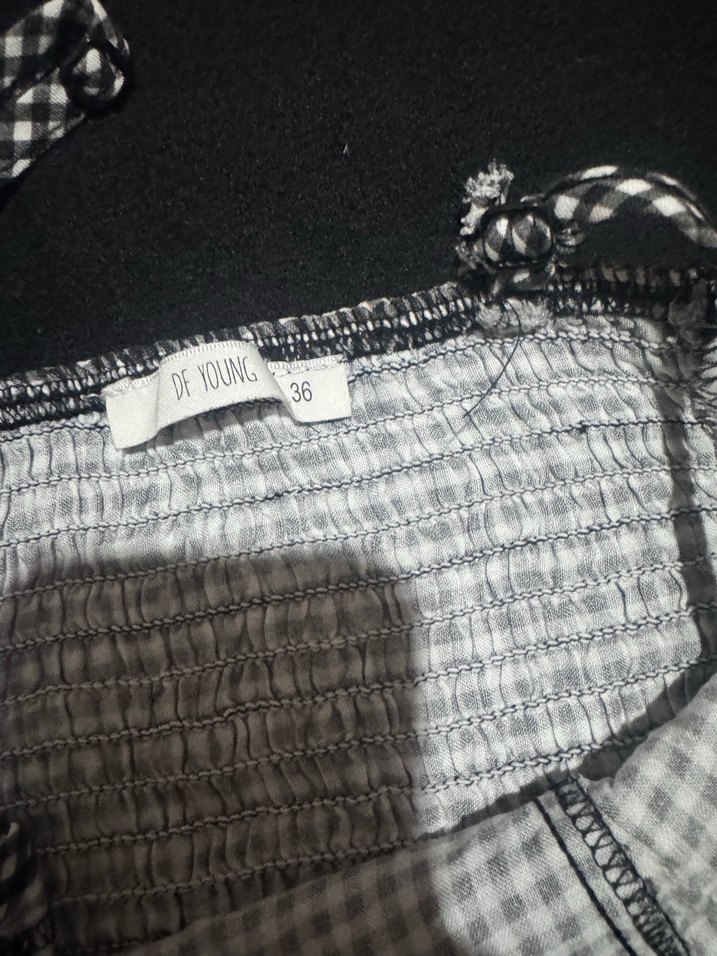 Siyah Puantiyeli Midi Elbise - Görsel 3