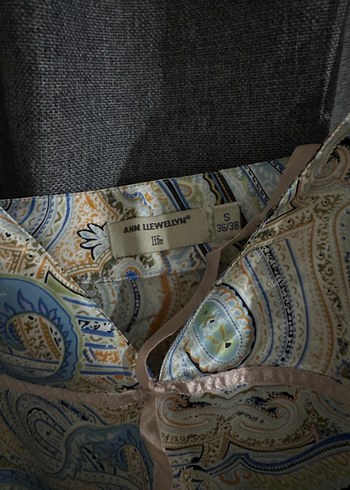 Desenli, Uzun, Askılı Hamile Geceliği - Görsel 3