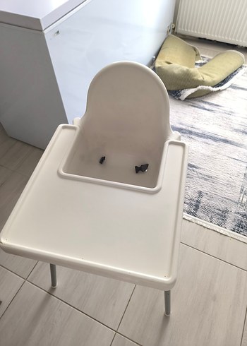 Ikea Beyaz Mama Sandalyesi