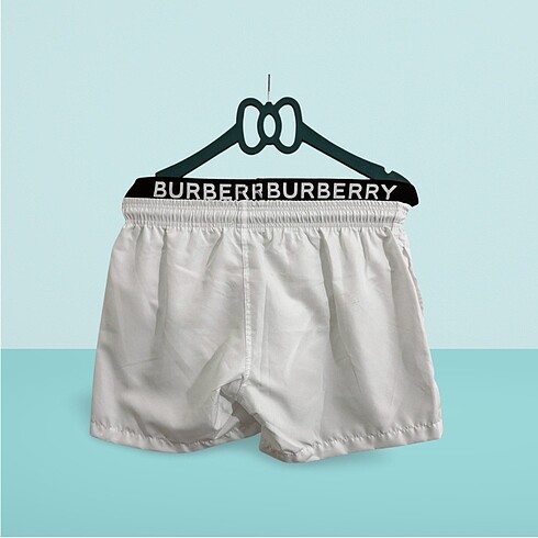 Burberry Deniz şortu beyaz - Görsel 2