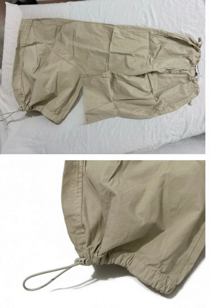 Bej Rahat Kesim Kadın Kumaş Pantolon - Görsel 2