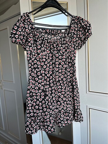 Zara Zara çiçekli mini elbise