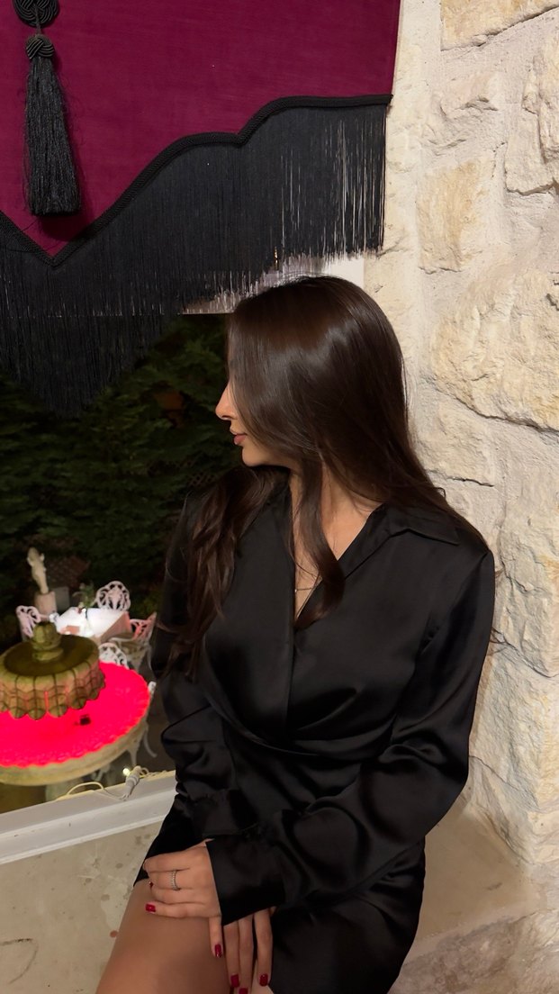 Zara saten mini elbise - Görsel 2