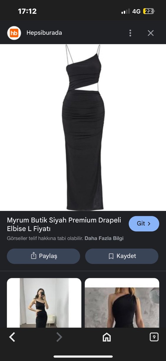 Zara Siyah Uzun Drapeli Elbise - Görsel 2