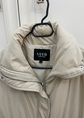 Suud Kemerli Bej Kadın Şişme Yelek - Görsel 3