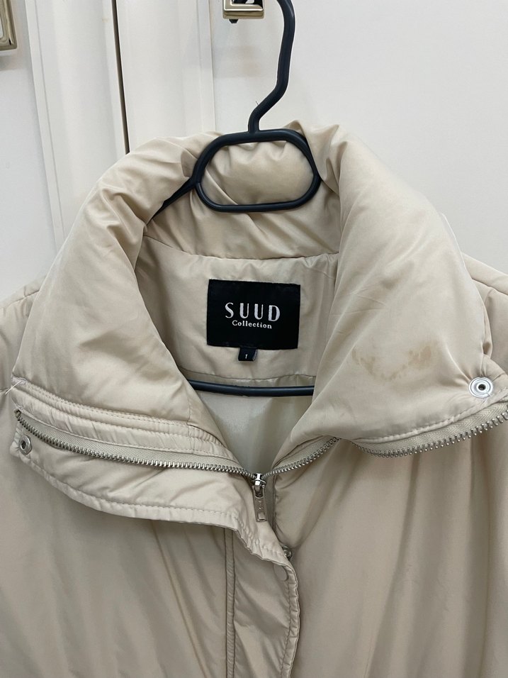 Suud Kemerli Bej Kadın Şişme Yelek - Görsel 3