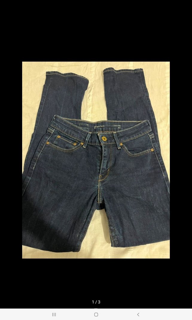 Levi's Koyu Mavi Denim Jean — görsel 3/4
