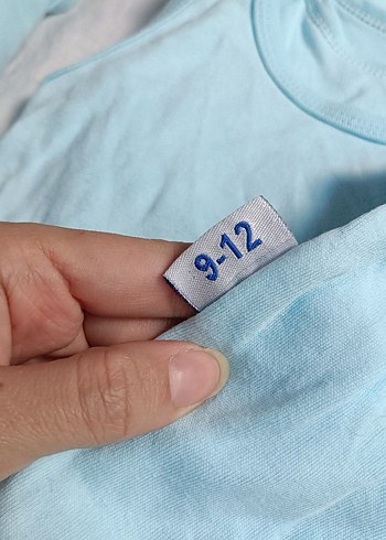 Mavi Pamuklu Bebek Çıtçıtlı Atlet Body - Görsel 2