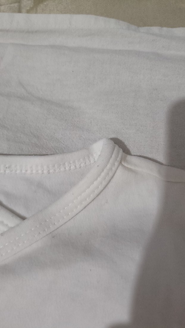 Beyaz Pamuklu Bebek Hastane Kıyafeti - Görsel 3