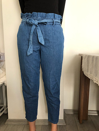 İnce yazlık havuç pantalon