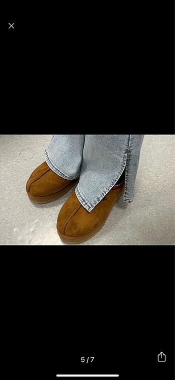 38 Beden camel Renk İTHAL UGG TAZZ TERLİK